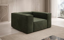 Designer sofa armchair Lesley in velvet