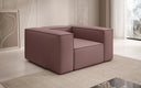 Designer Sofa-Sessel Lesley aus Stoff