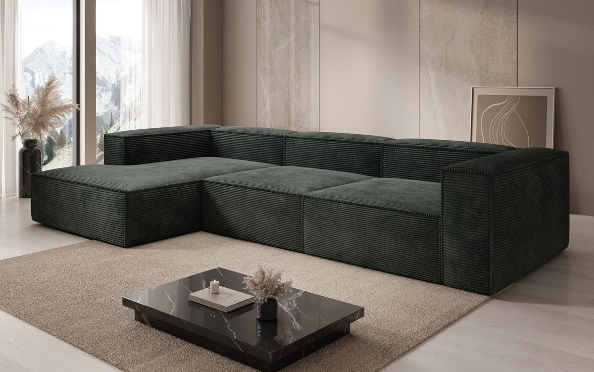 Designer Sofa Lesley L aus Cord