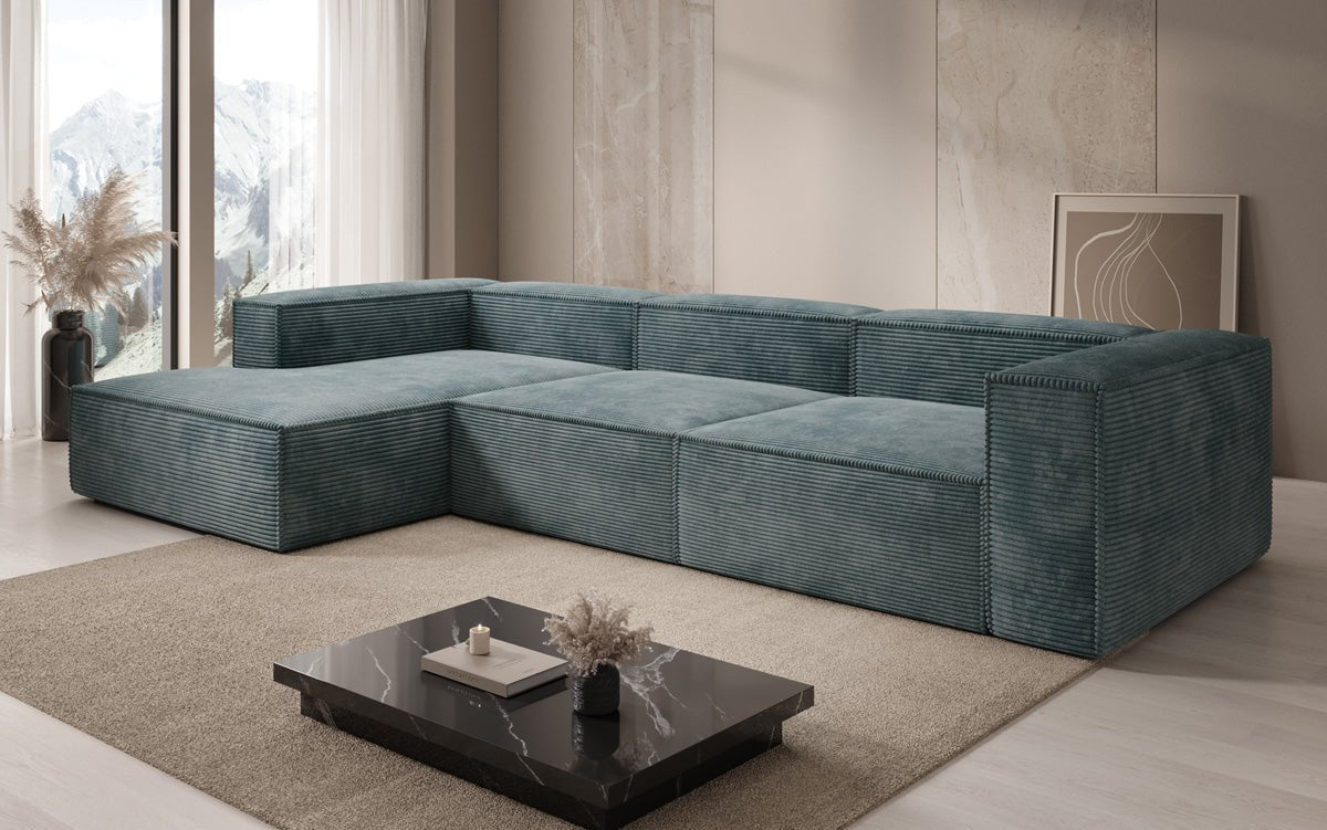 Designer Sofa Lesley L aus Cord