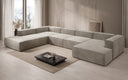 Designer Sofa Lesley U XXL in Samt