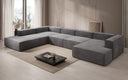Designer Sofa Lesley U XXL in Samt