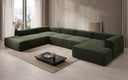 Designer Sofa Lesley U XXL in Samt