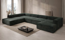 Designer Sofa Lesley U XXL aus Kord