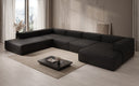 Designer Sofa Lesley U XXL in Echtleder