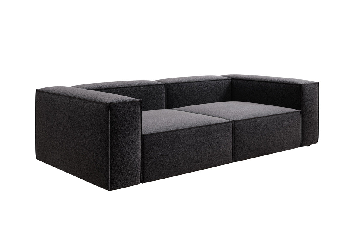 Designer Sofa Lesley 3 Sitzer in Strukturstoff