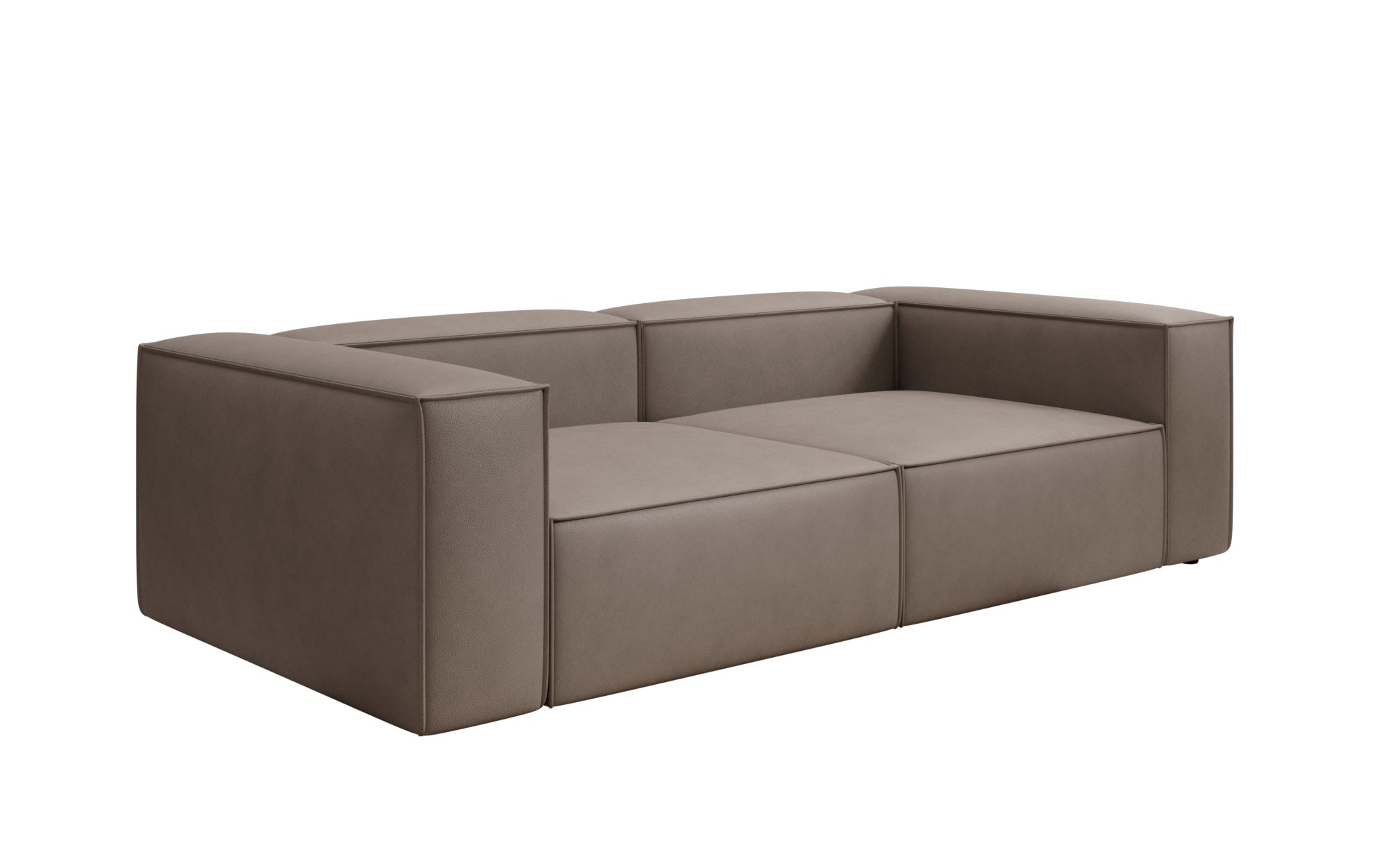 Designer Sofa Lesley 3-Seater in Genuine Leather