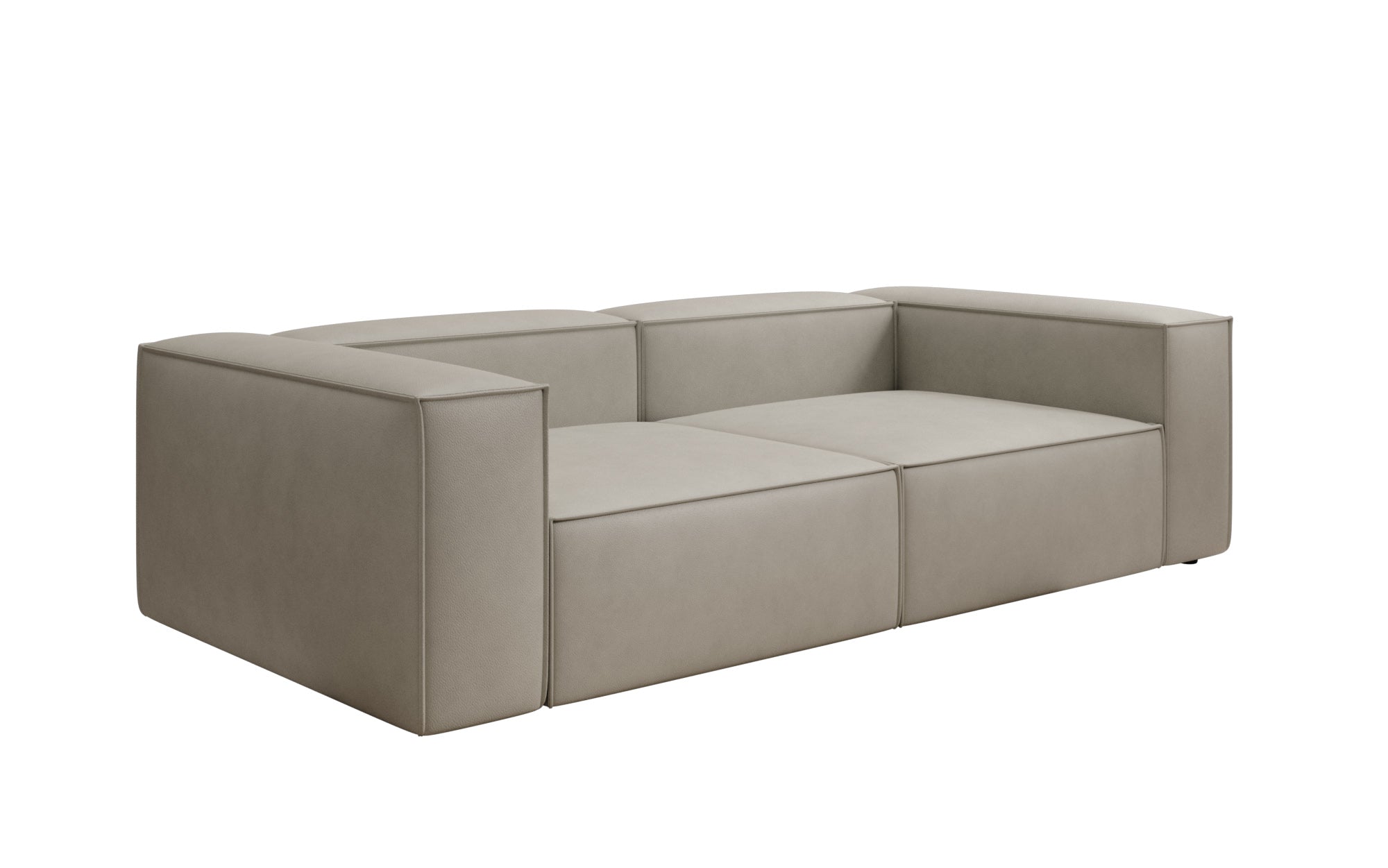 Designer Sofa Lesley 3-Seater in Genuine Leather