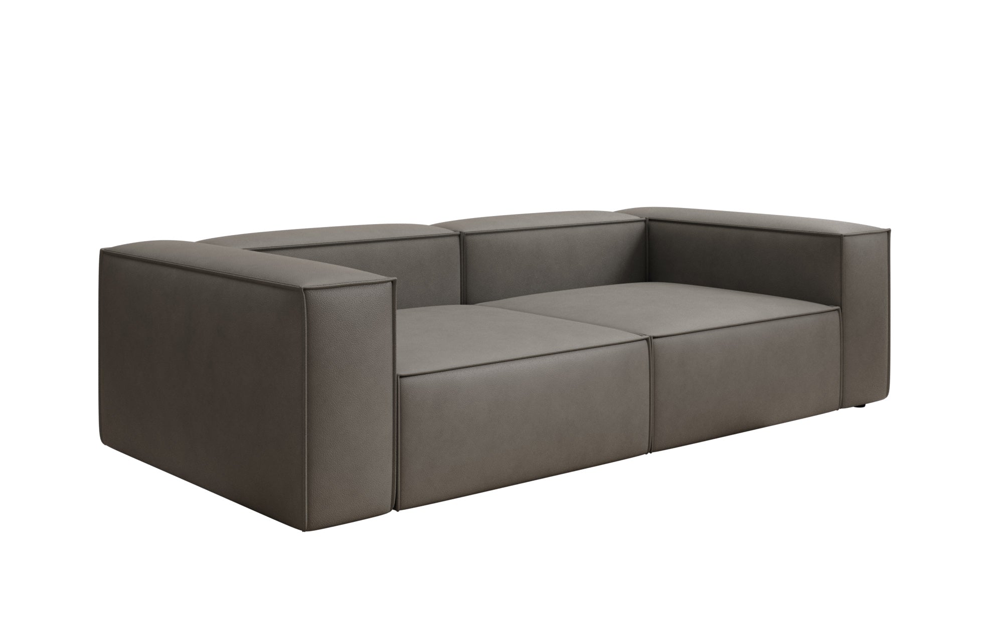 Designer Sofa Lesley 3-Seater in Genuine Leather