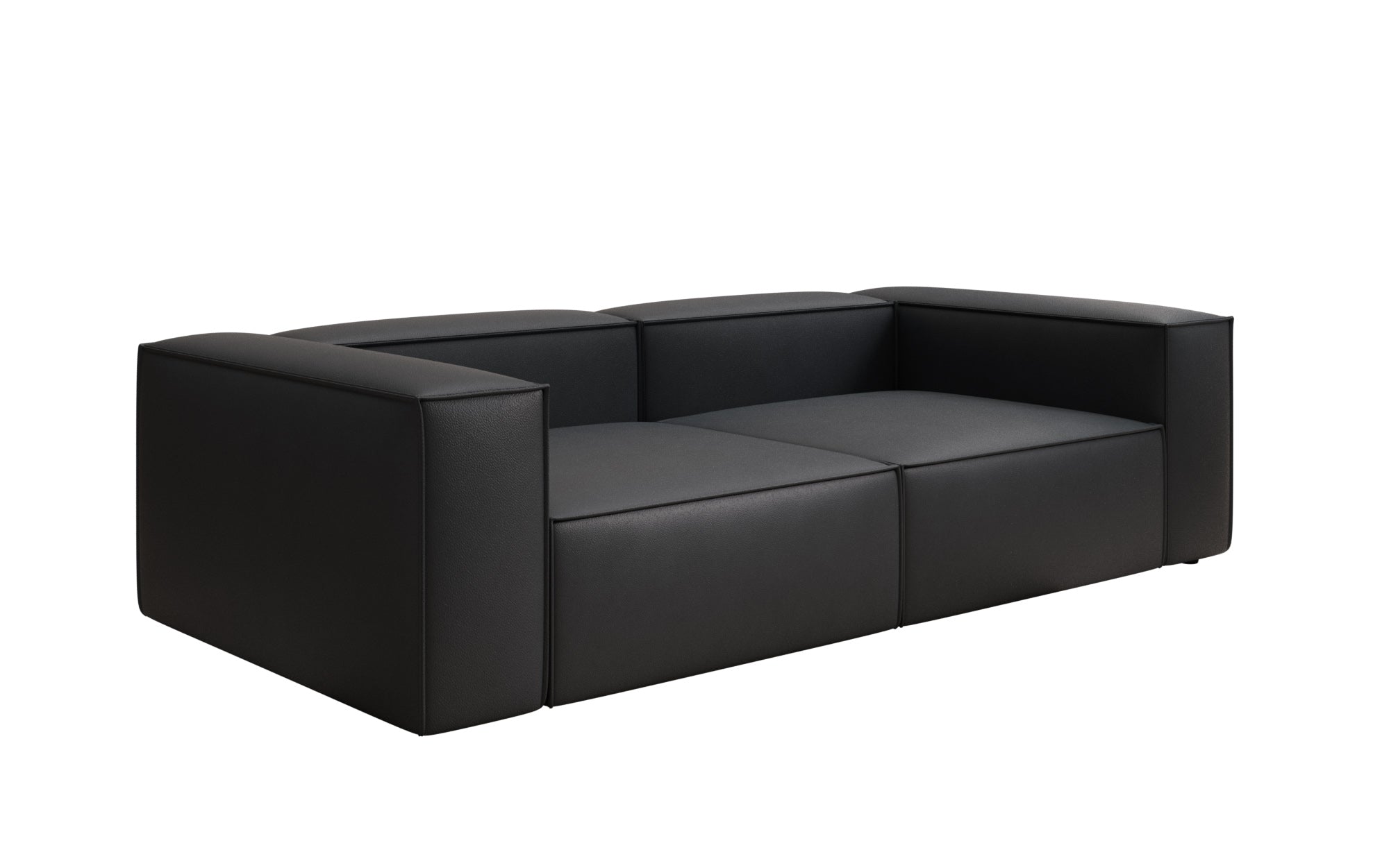 Designer Sofa Lesley 3-Seater in Genuine Leather