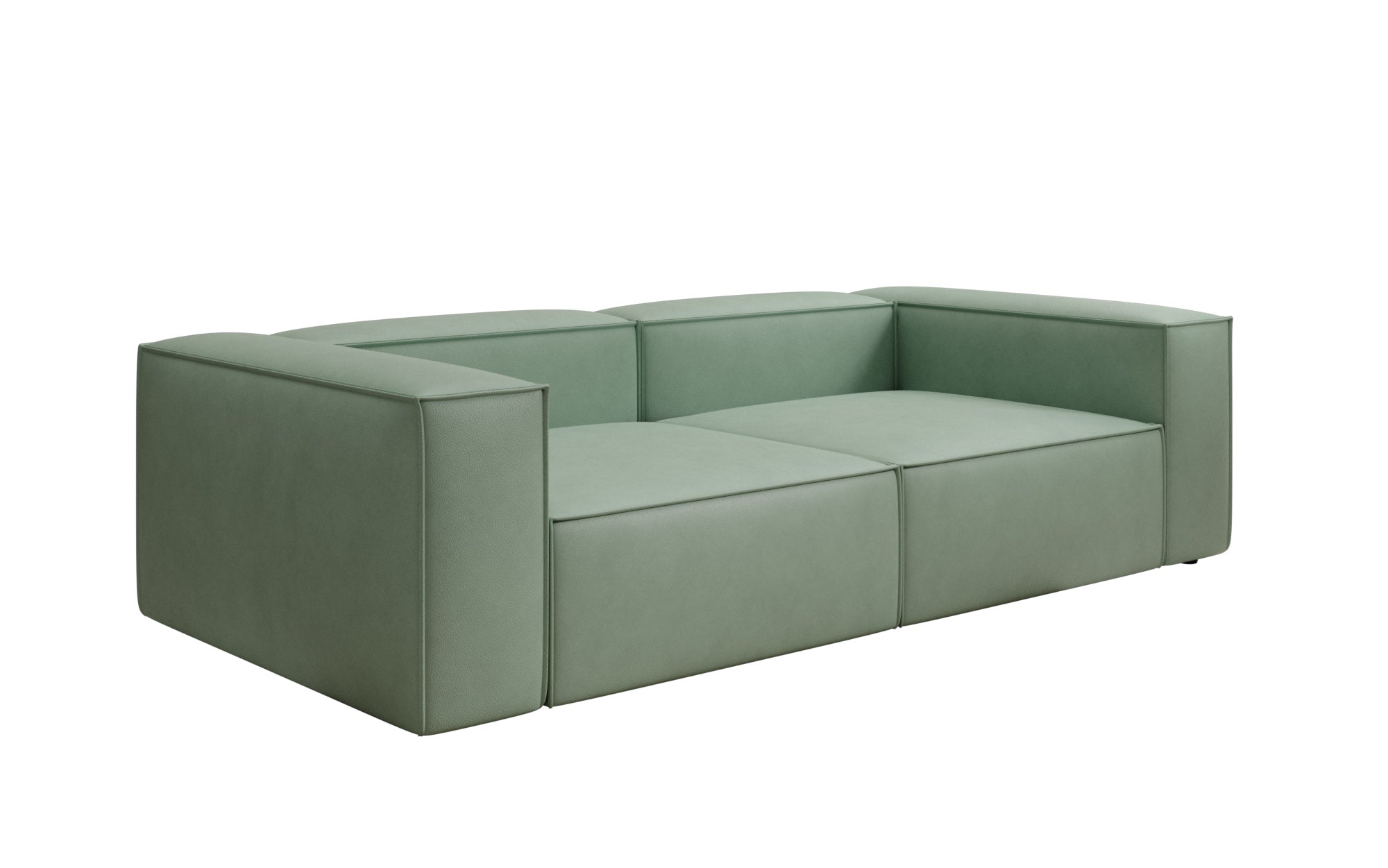 Designer Sofa Lesley 3-Seater in Genuine Leather