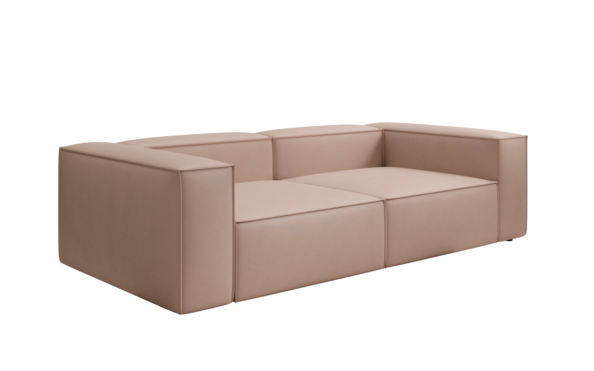 Designer Sofa Lesley 3-Seater in Genuine Leather