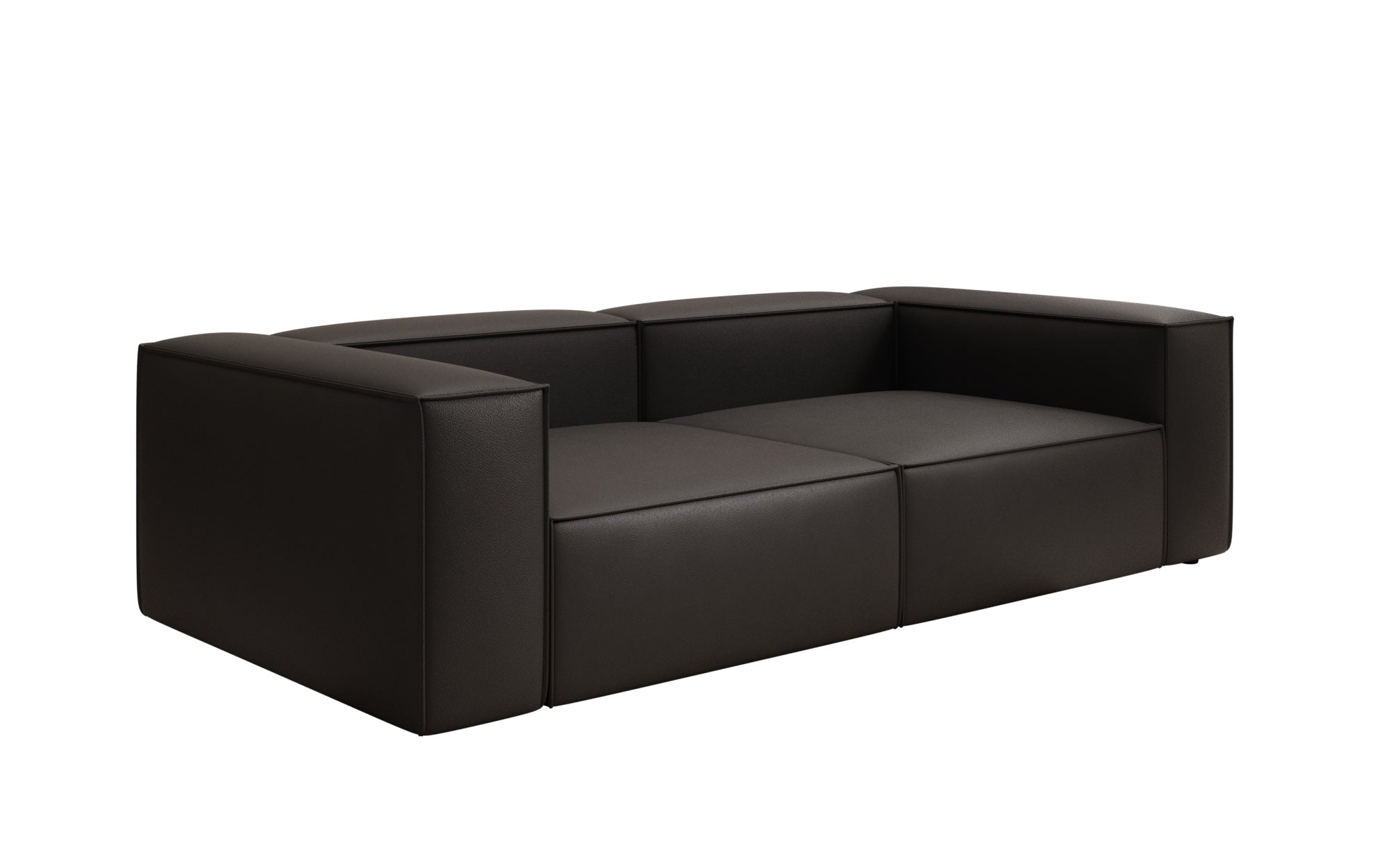 Designer Sofa Lesley 3-Seater in Genuine Leather