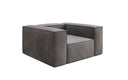 Designer sofa armchair Lesley in velvet