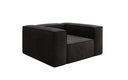 Designer sofa armchair Lesley in velvet