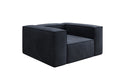 Designer sofa armchair Lesley in velvet