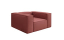 Designer Sofa-Sessel Lesley aus Stoff