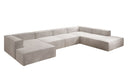 Designer Sofa Lesley U XXL in Samt