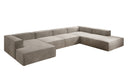 Designer Sofa Lesley U XXL in Samt