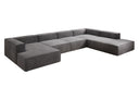 Designer Sofa Lesley U XXL in Samt