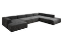 Designer Sofa Lesley U XXL in Samt