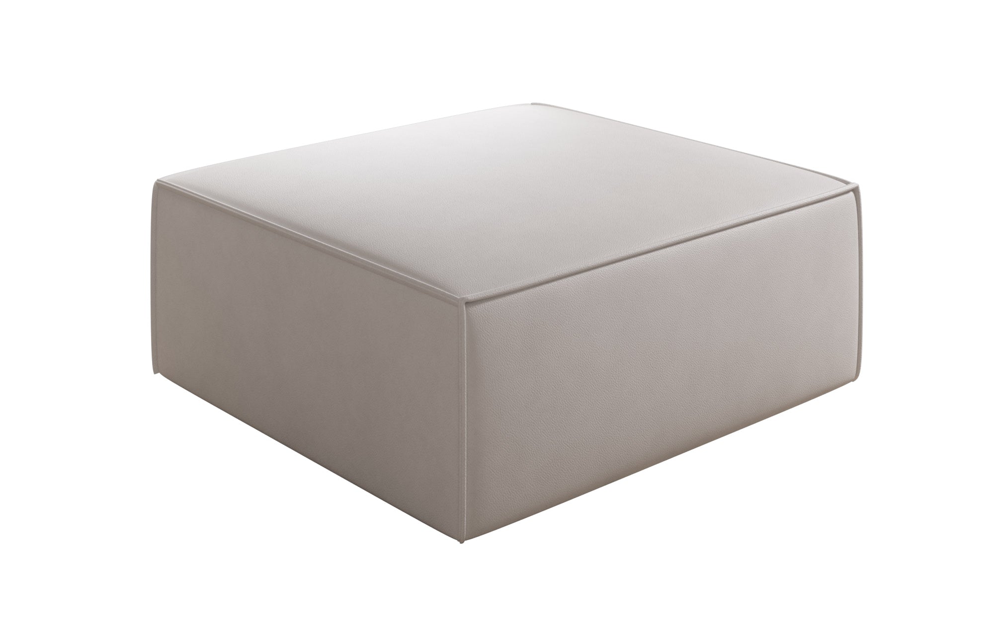 Side stool Lesley in genuine leather