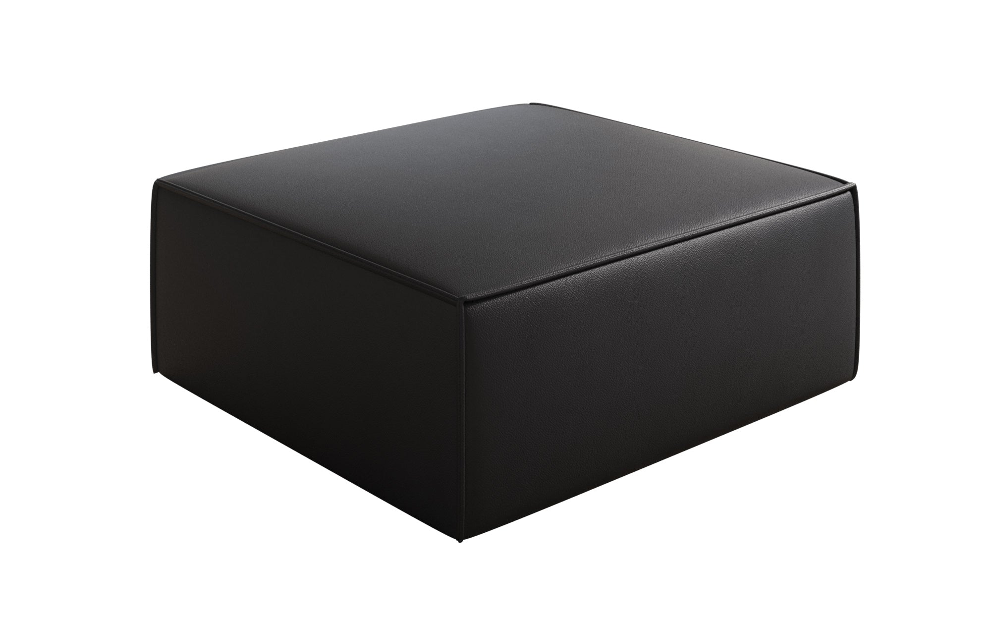 Side stool Lesley in genuine leather