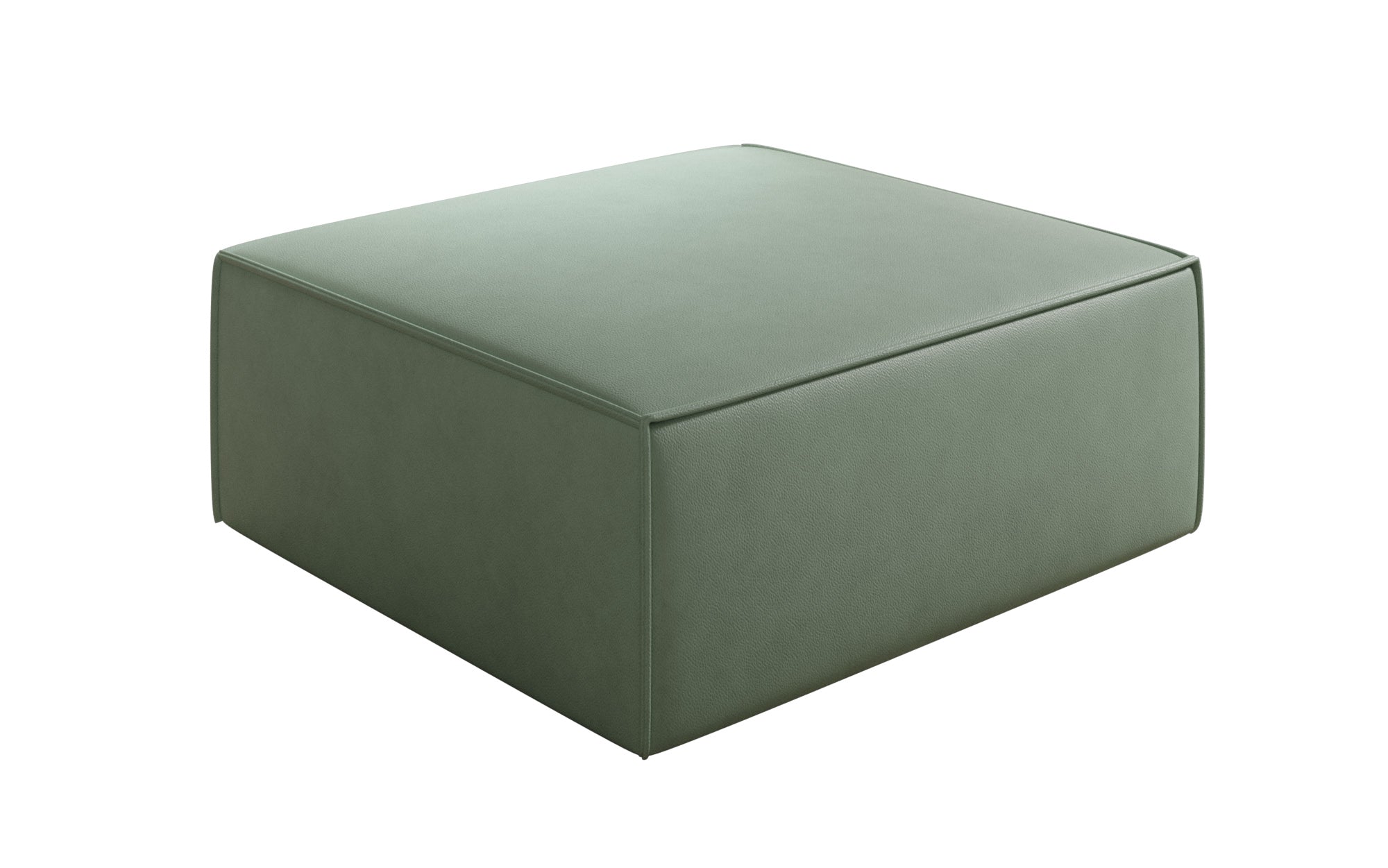 Side stool Lesley in genuine leather
