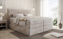 Box spring bed Stella with storage in corduroy