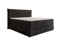 Box spring bed Stella with storage in corduroy