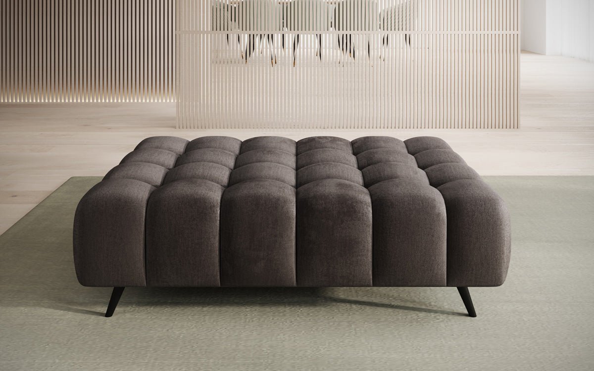 Beistellhocker Amora aus Samt