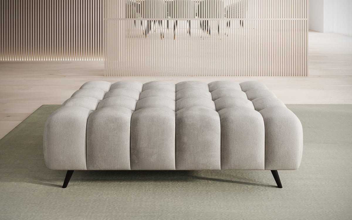 Beistellhocker Amora aus Samt