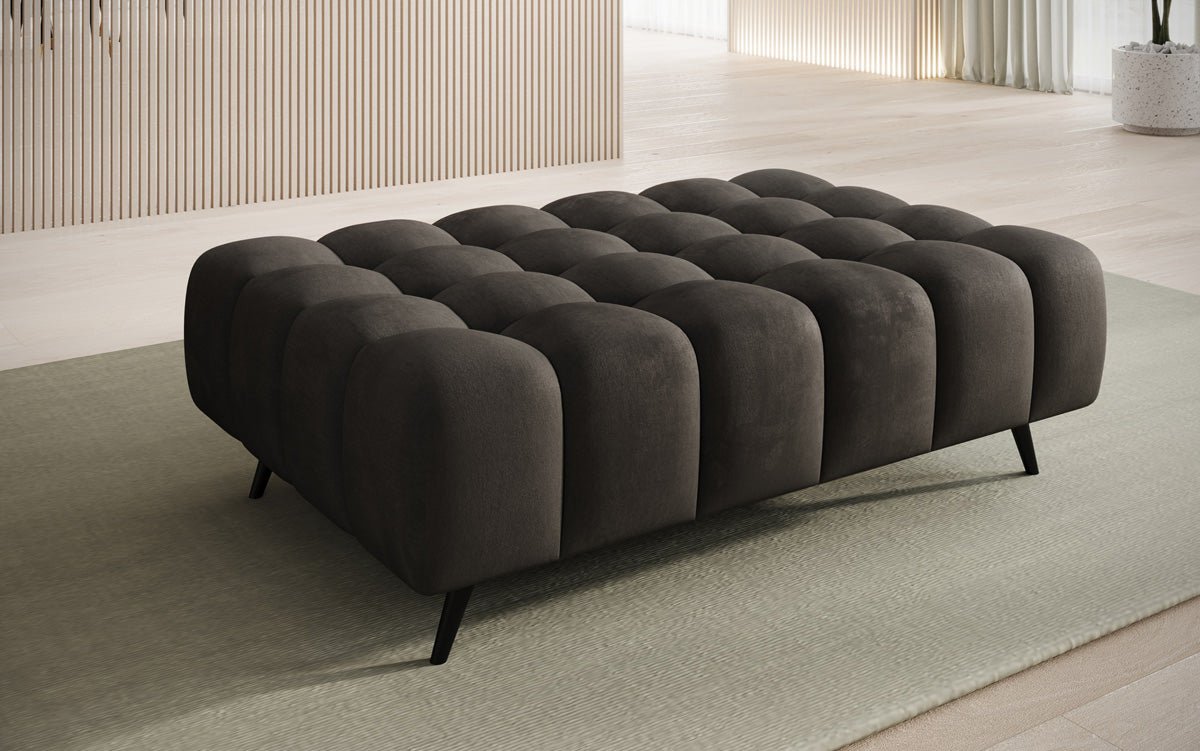 Beistellhocker Amora aus Samt