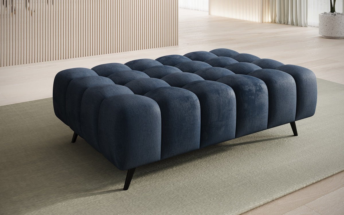 Beistellhocker Amora aus Samt