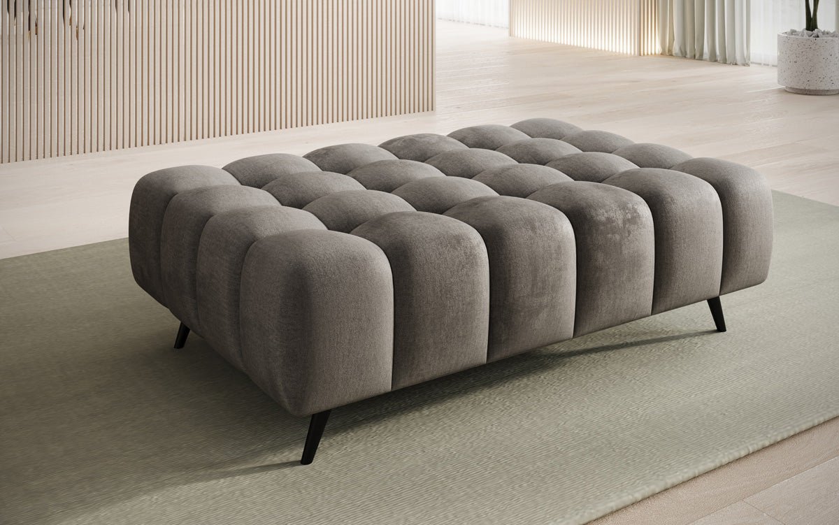 Beistellhocker Amora aus Samt