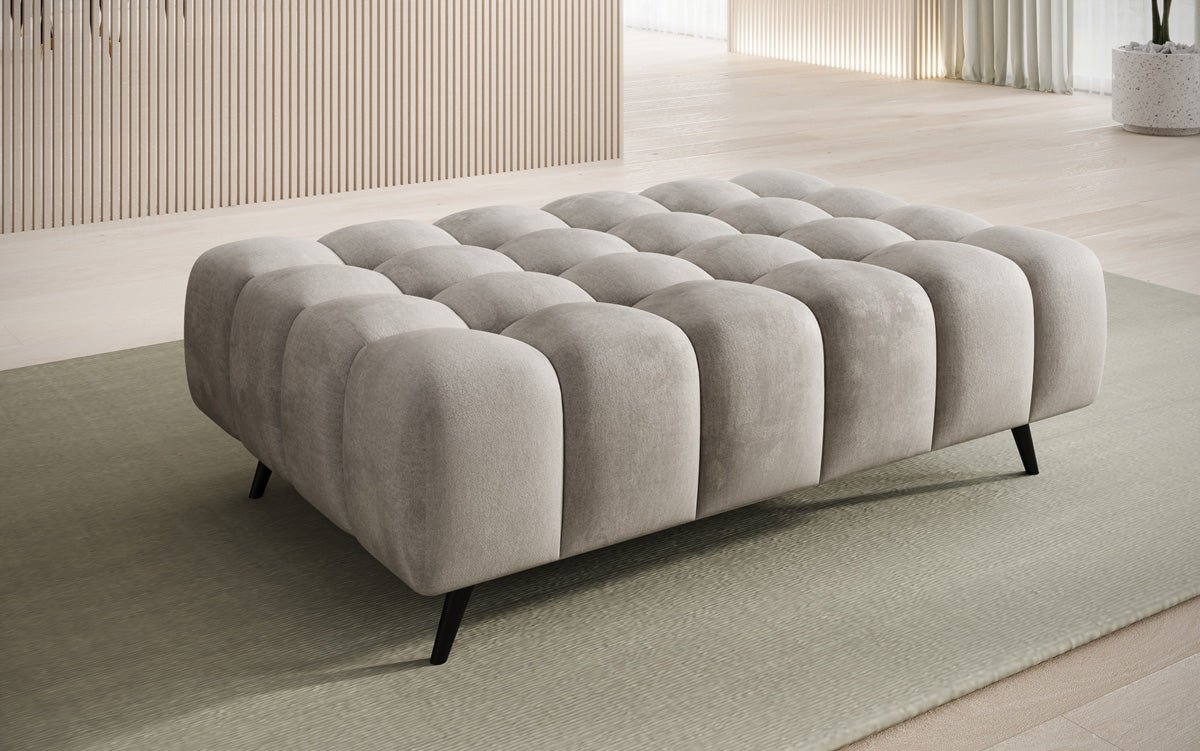Beistellhocker Amora aus Samt