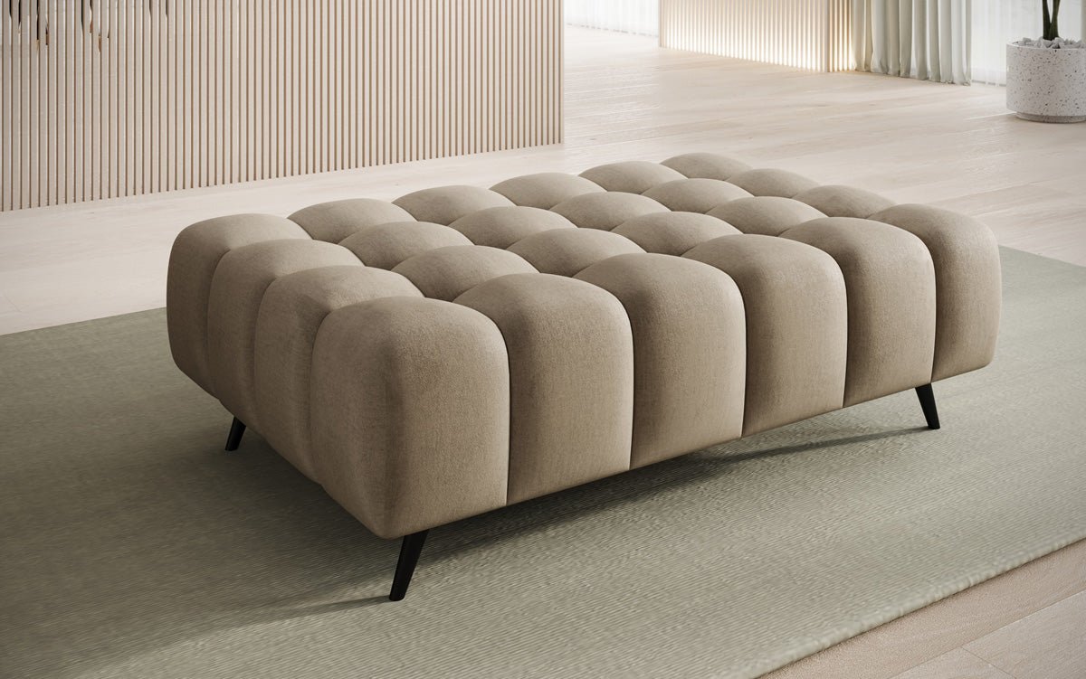 Beistellhocker Amora aus Samt