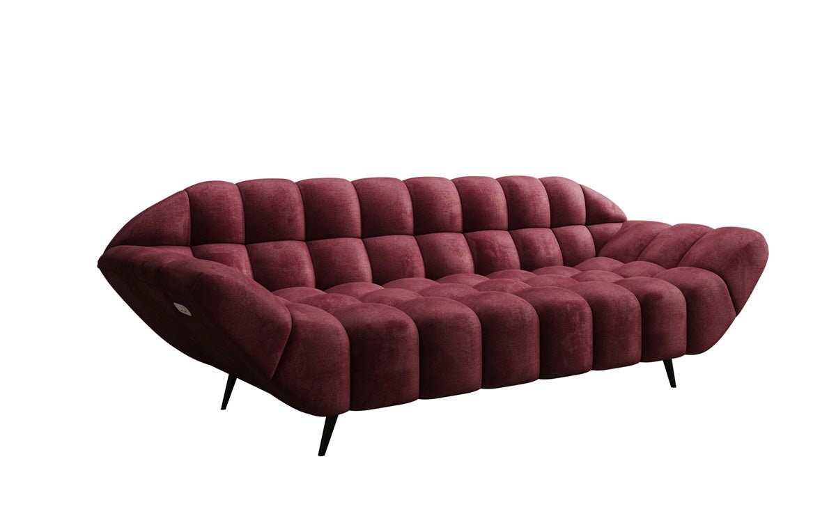 Designer 3-Seater Sofa Amora in Velvet