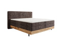 Lit en bois/Lit boxspring Nero avec rangement en Côtelé