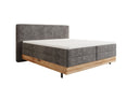 Lit en bois/Lit boxspring Nero avec rangement en Côtelé