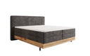 Lit en bois/Lit boxspring Nero avec rangement en Côtelé