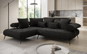 Designer Ecksofa Sydney Bouclé mit elektrischer Schlaffunktion