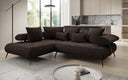 Designer Ecksofa Sydney Bouclé mit elektrischer Schlaffunktion