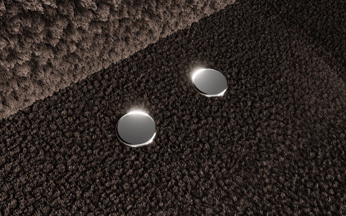 Designer Sofa Sydney L II Bouclé mat elektrescher Schloffunktioun