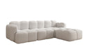 Canapé d’angle design Celly en Bouclé