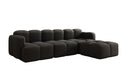 Canapé d’angle design Celly en Bouclé