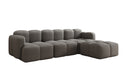 Canapé d’angle design Celly en Bouclé
