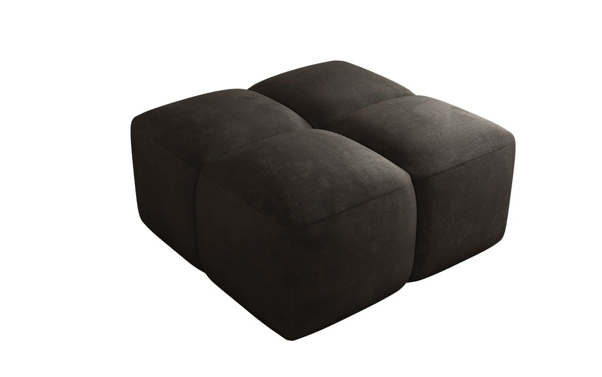Beistellhocker Celly en Velours