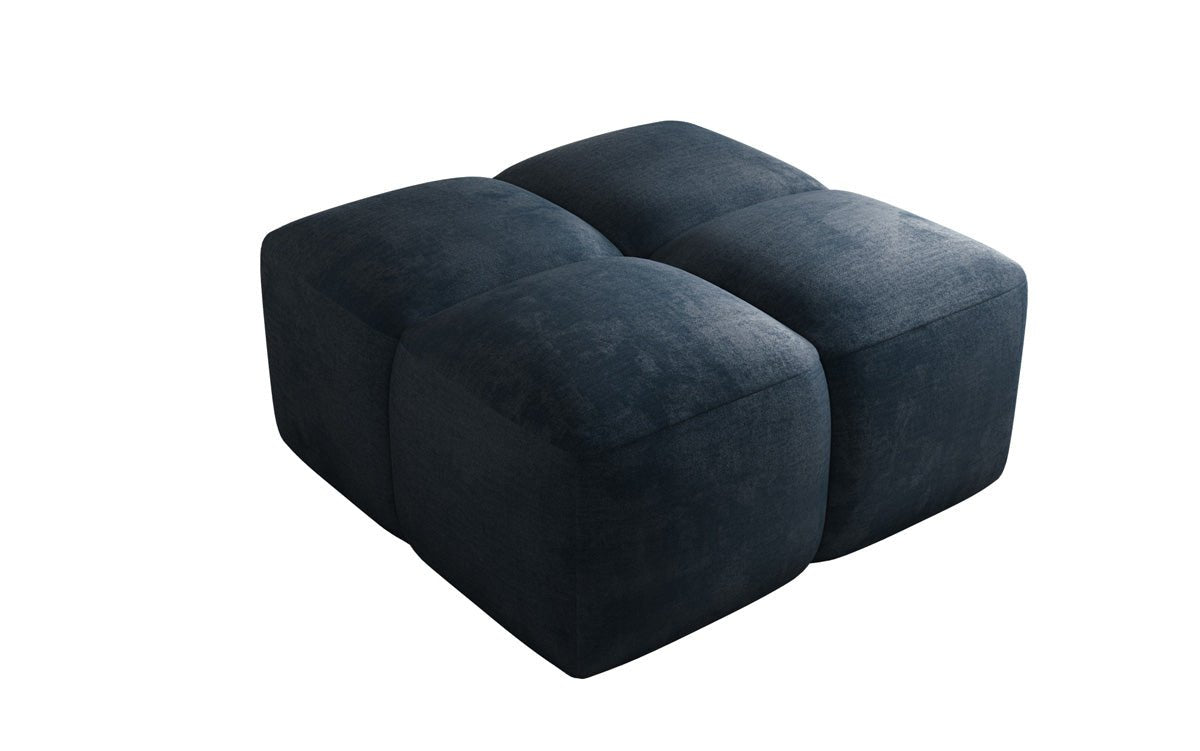 Beistellhocker Celly en Velours