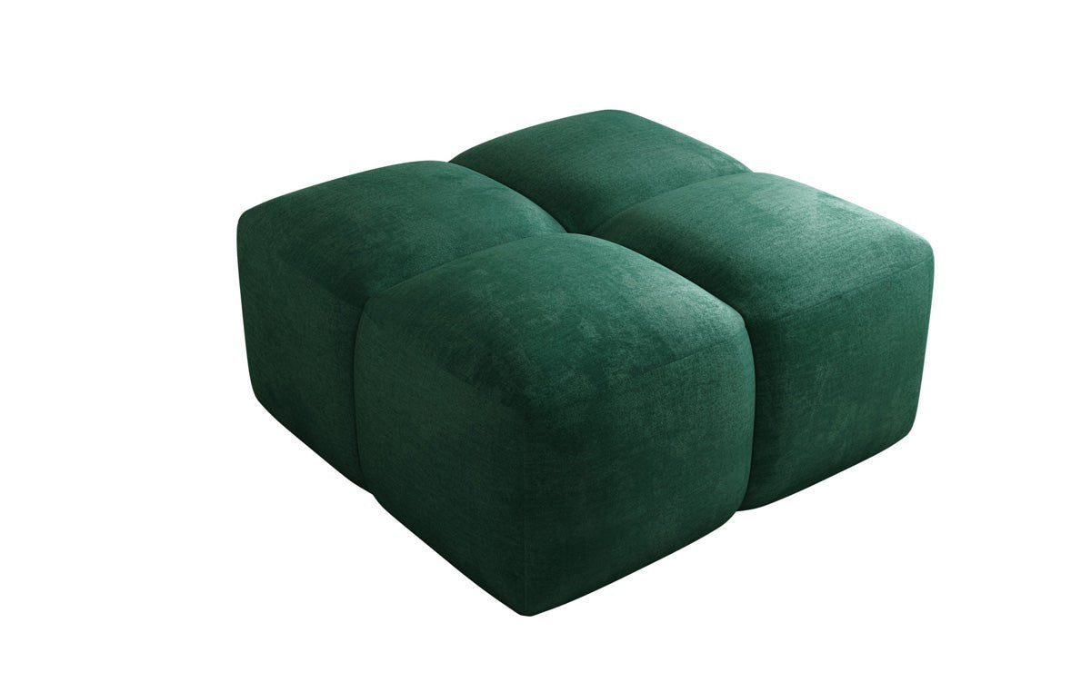 Beistellhocker Celly en Velours